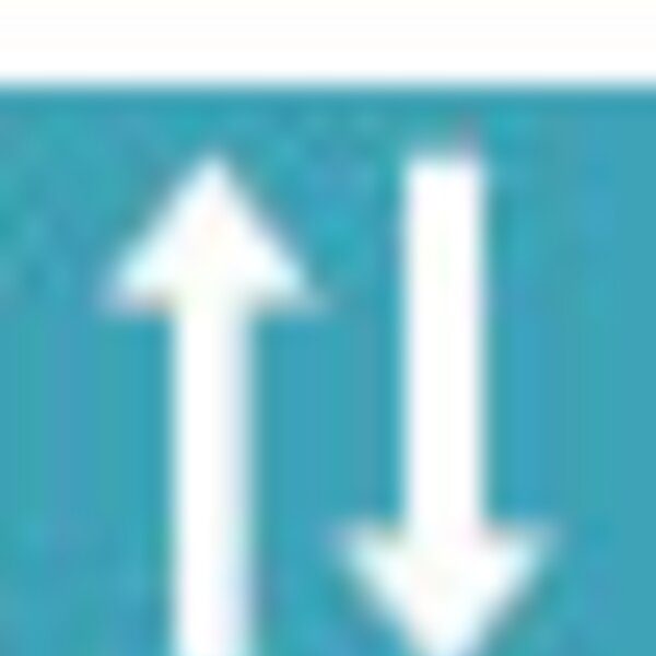 Dois sentidos de trânsito