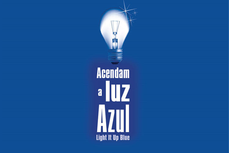 Dia Mundial da Consciencialização do Autismo - Campanha Acedam a Luz Azul