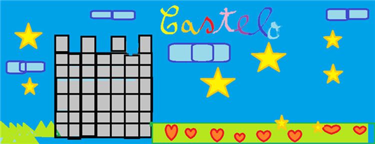 Trabalho: O castelo | Tema: O meu sítio favorito (1º CEB) | Artista: Mafalda | Escola: Escola Bás...