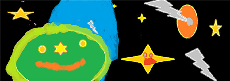 Trabalho: No espaço brincalhão | Tema: O meu sítio favorito (1º CEB) | Artista: Tomás Lopes | Esc...