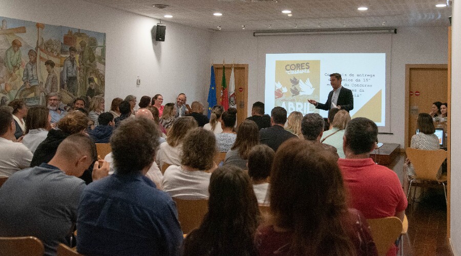 Entrega dos prémios do concurso As Cores da Cidadania