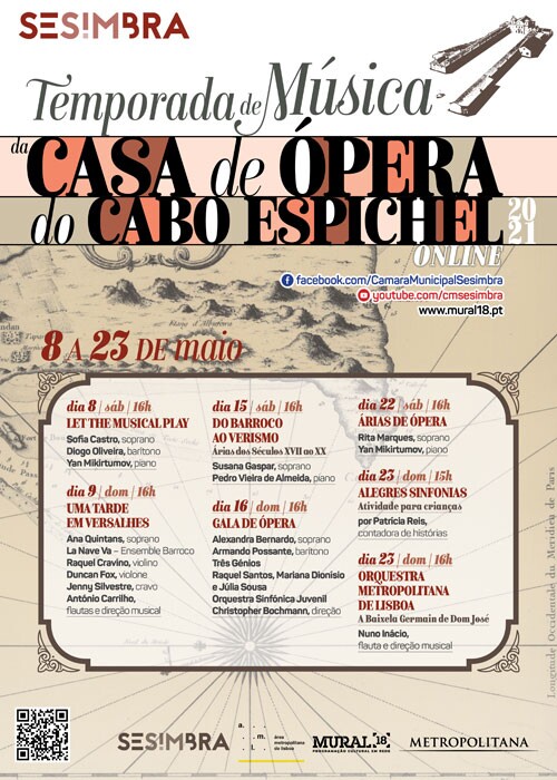 cartaz; temporada de m&uacute;sica