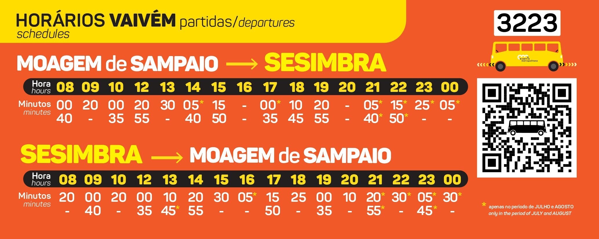 Hor&aacute;rios VAIVEM