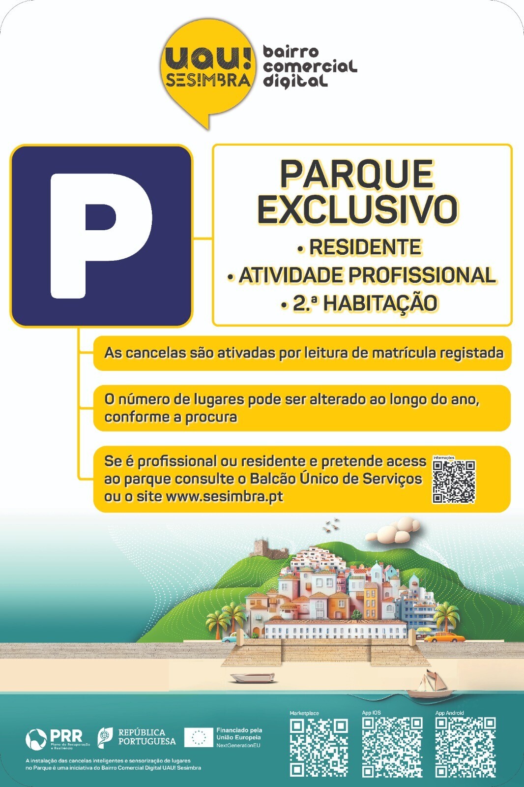 Placa Parque Estacionamento